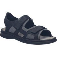 Robuste Leder- und Mesh-Sandalen