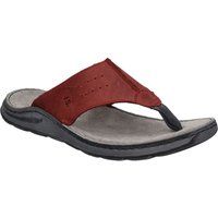 Leder-Zehentrenner mit Handnaht