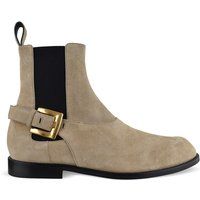 Chelsea-Boots aus Wildleder mit Schnallenriemen