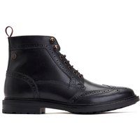 Klassische Brogue Schnür-Stiefeletten