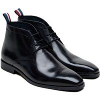 Polierte Leder-Chukkas mit spitzer Kappe