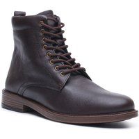 Klassische strukturierte Lederstiefel
