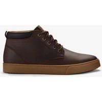 Sneaker-Boots aus geöltem Leder