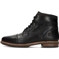 Klassische Leder-Boots mit Vorderkappe