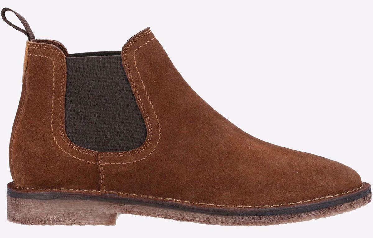 Wasserabweisende Chelsea-Boots aus Wildleder