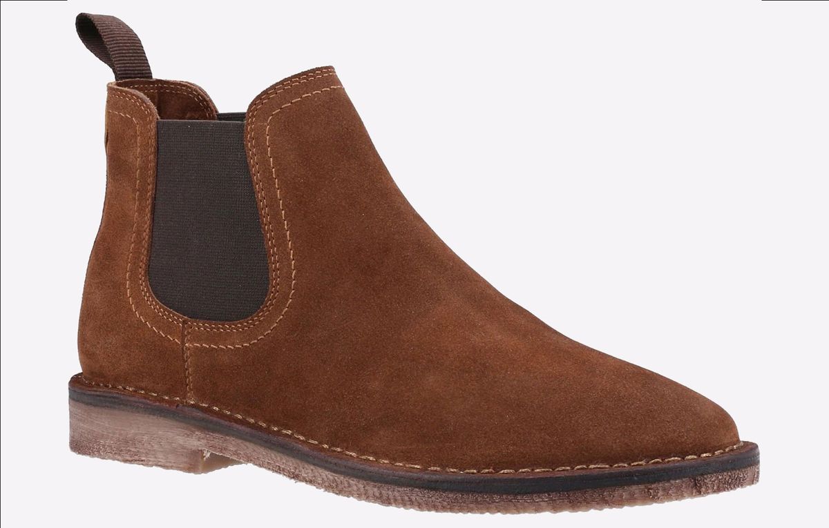 Wasserabweisende Chelsea-Boots aus Wildleder
