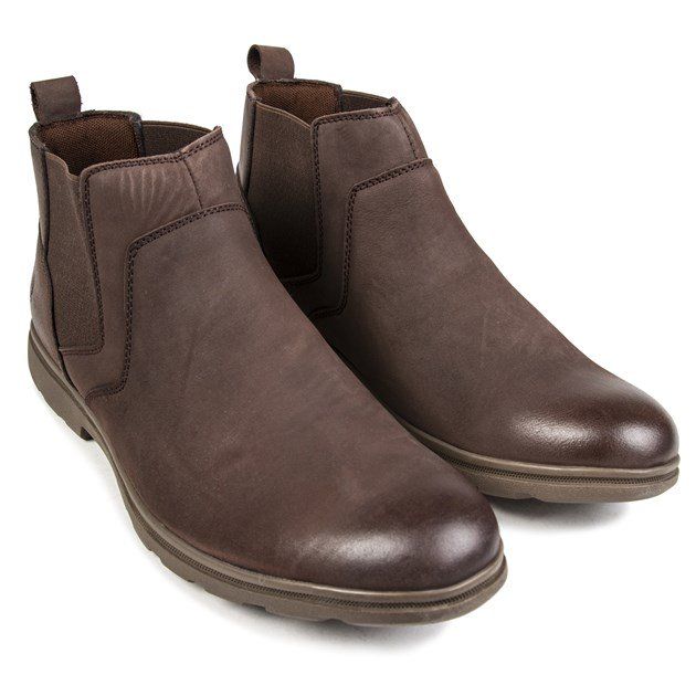 Lässige Chelsea-Boots aus Nubukleder