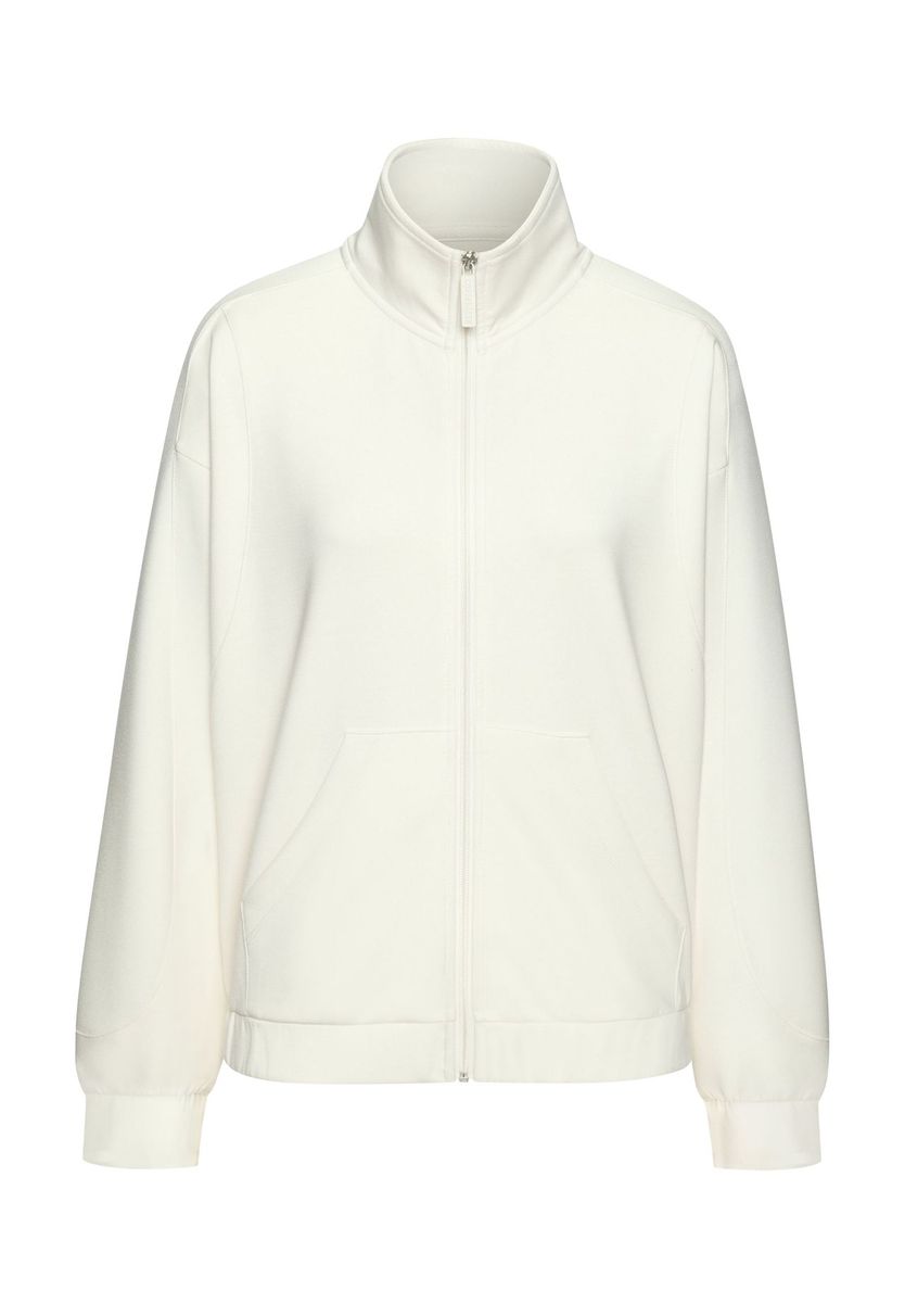 Sweatshirt mit Reißverschluss und lockerer Passform