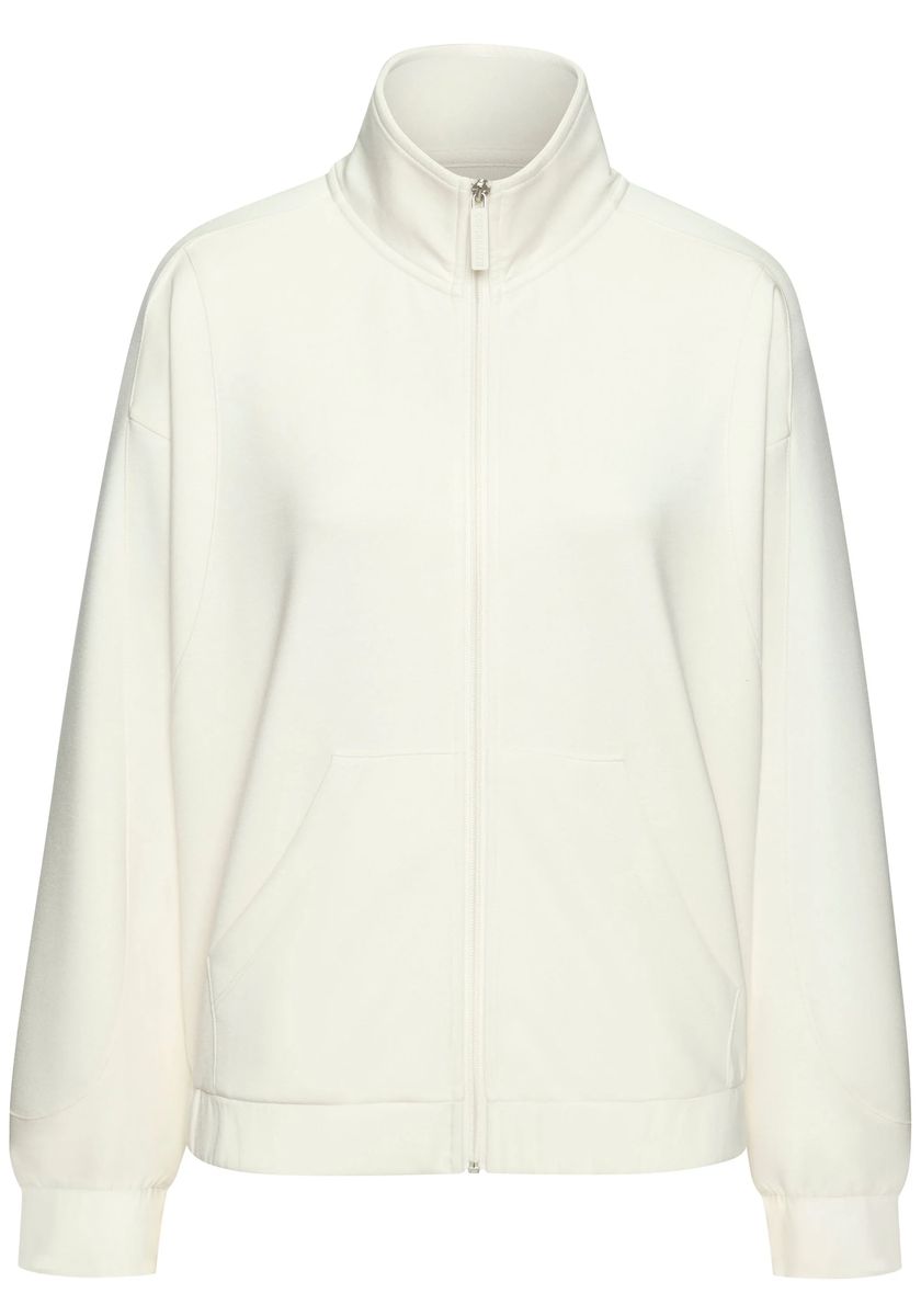 Sweatshirt mit Reißverschluss und lockerer Passform