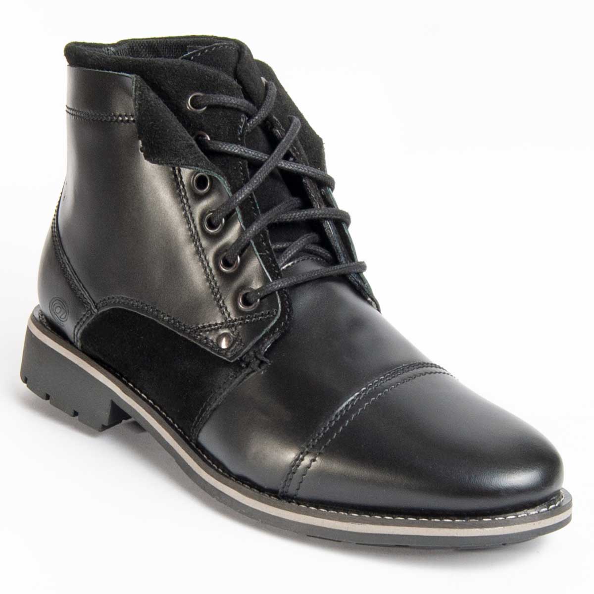 Lederstiefel zum Schnüren mit Zehenkappe