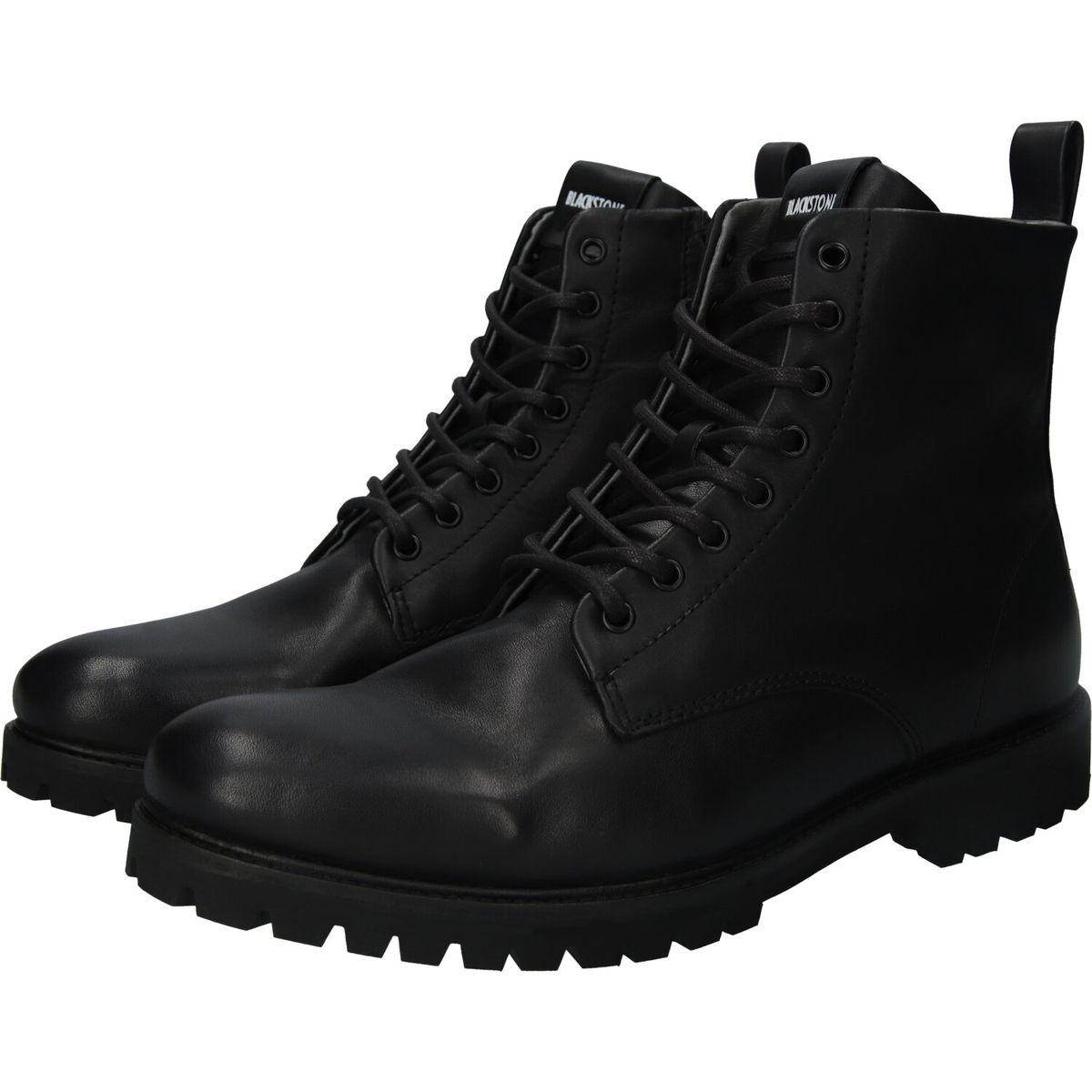 Minimalistische Leder-Schnürstiefel
