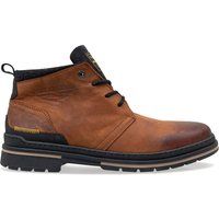 Robuste Leder-Schnürboots im Used-Look