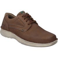 Bequemer Leder-Halbschuh zum Schnüren