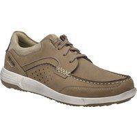 Bequemer Nubukleder-Schnürschuh