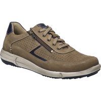 Perforierter Nubukleder-Halbschuh