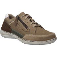 Legere Nubukleder-Schnürschuhe