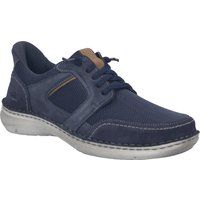 Komfortable Halbschuhe aus Leder-Mesh-Mix