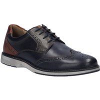 Brogue-Wingtip Leder-Derby-Schuhe