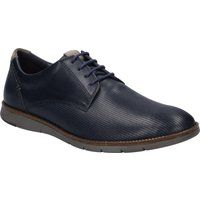 Strukturierte Derby-Schuhe aus Leder