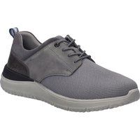 Sportliche Halbschuhe aus Mesh und Veloursleder