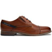 Derby-Schuhe aus Leder mit Kappennaht