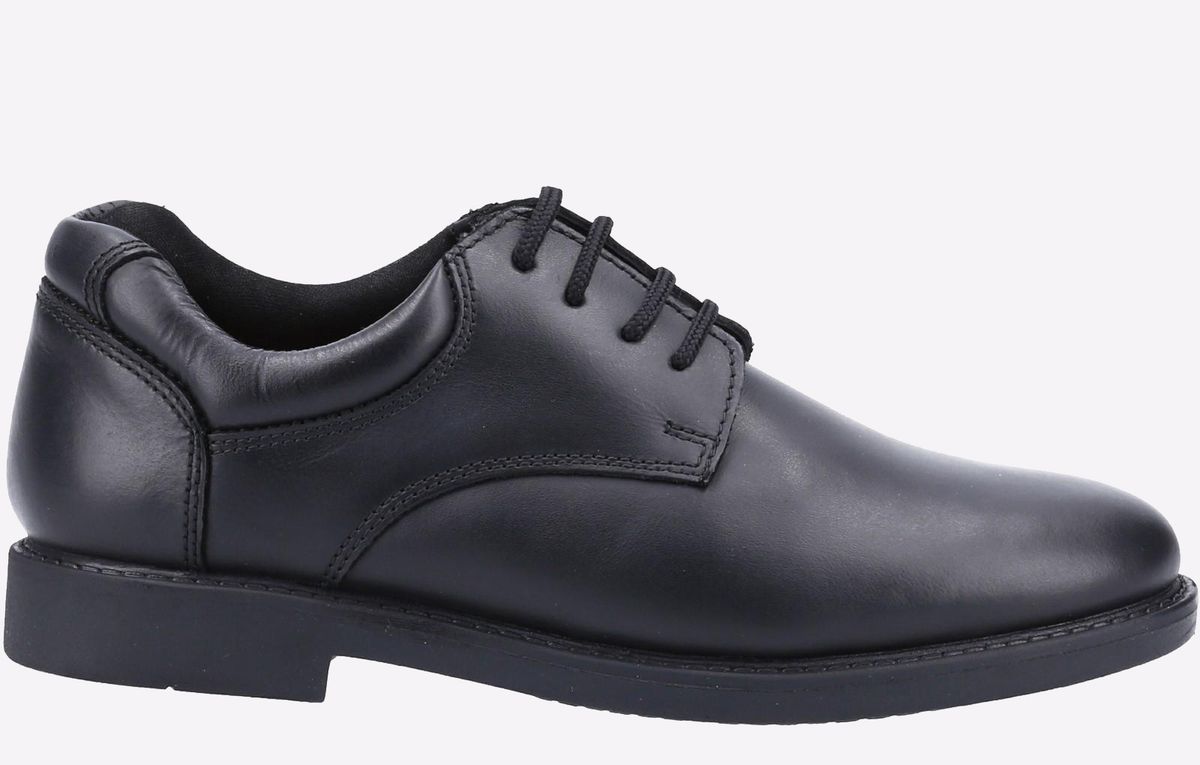 Klassischer Leder-Derby-Schuh