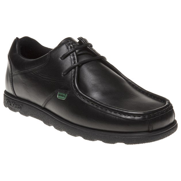 Klassische Leder-Derbys mit Mokassin-Naht