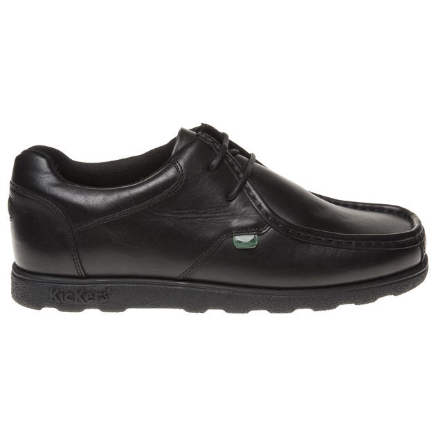 Klassische Leder-Derbys mit Mokassin-Naht