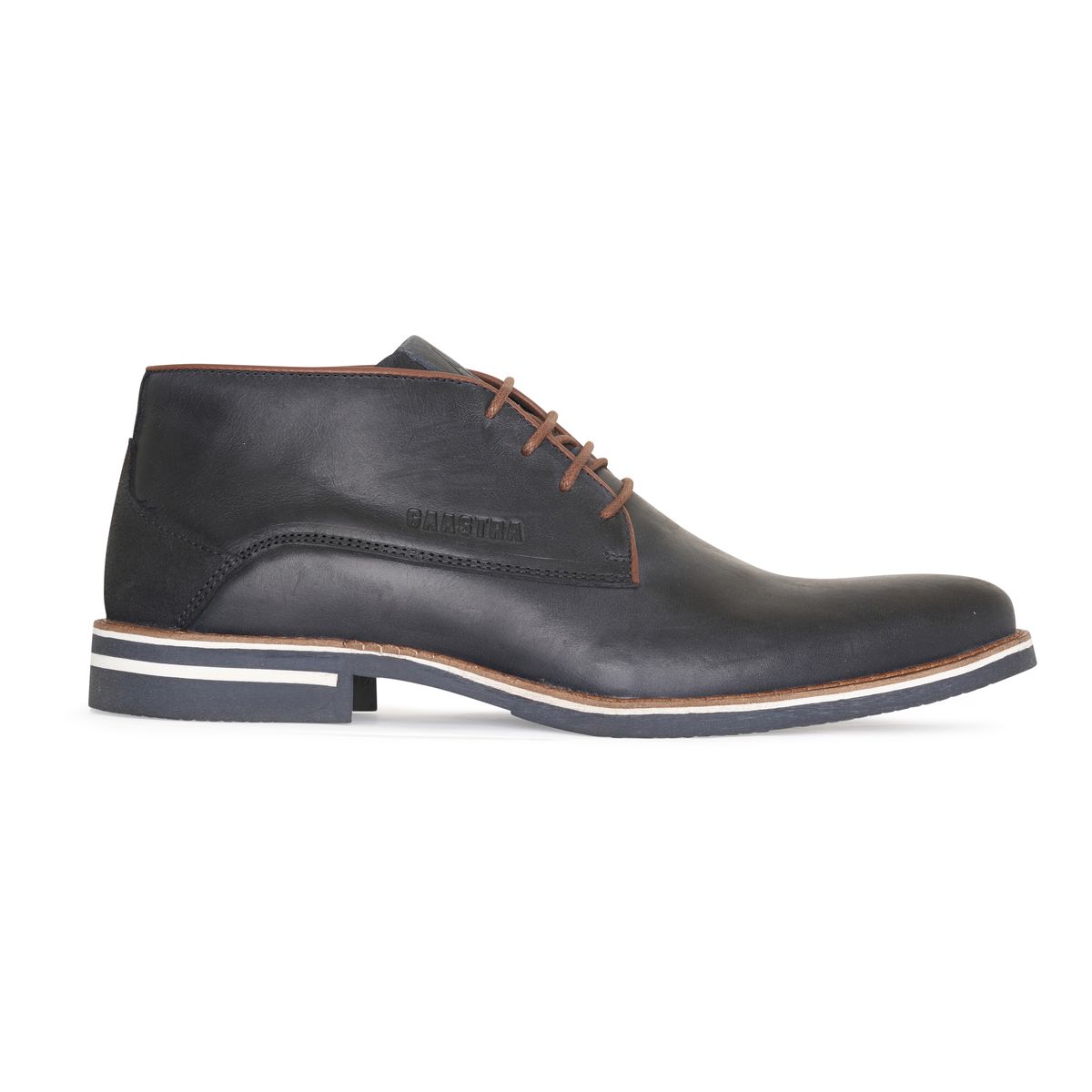 Moderne Leder-Chukka-Boots