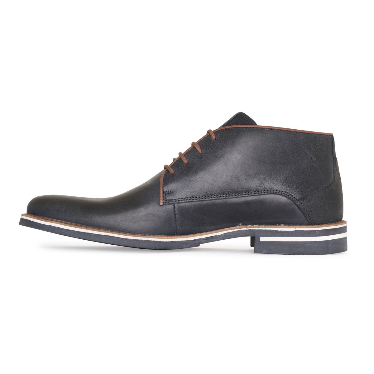 Moderne Leder-Chukka-Boots