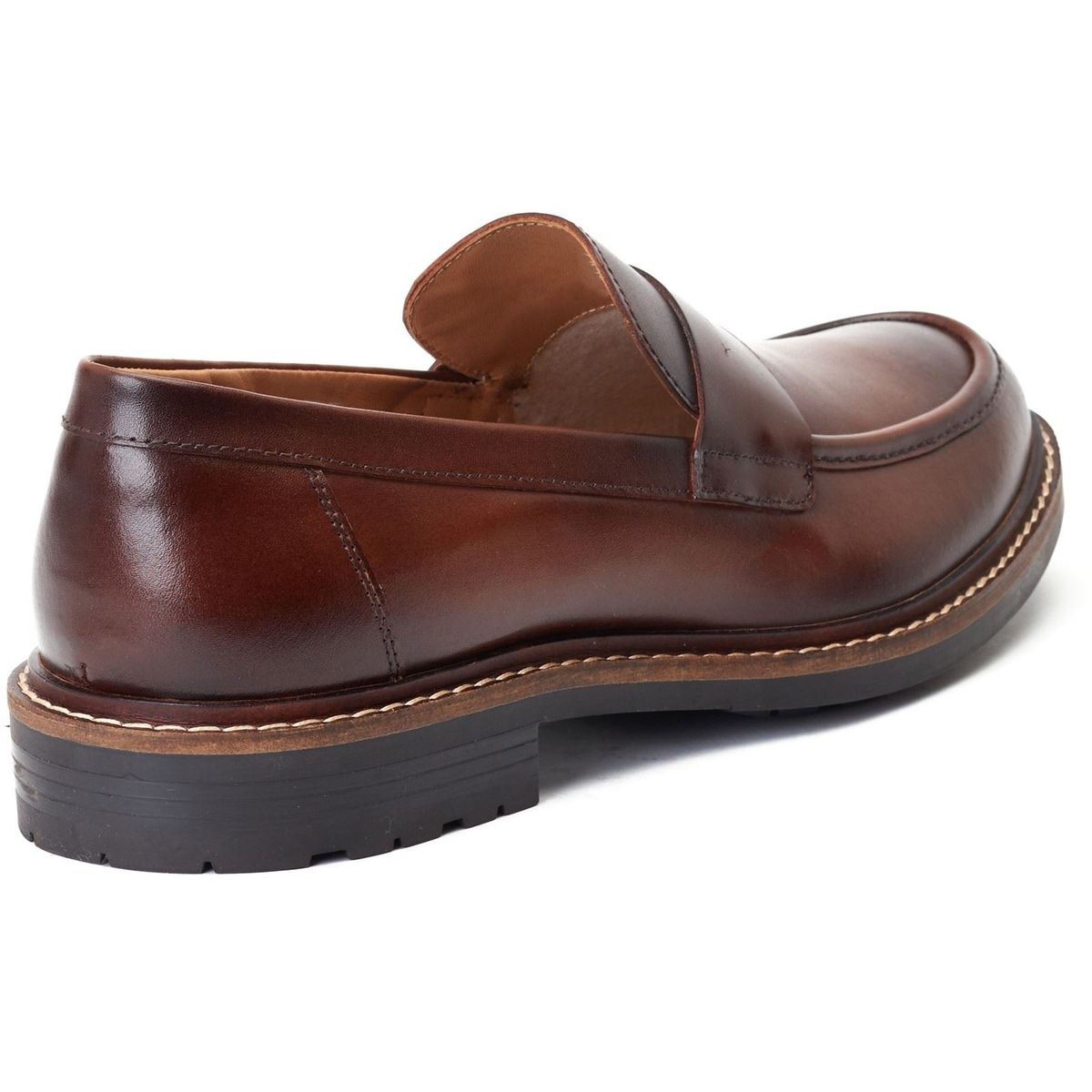 Polierte Penny-Loafer aus Leder