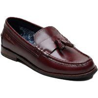 Klassische Leder-Slipper mit Quasten