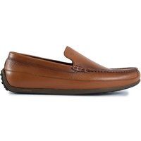 Driving Loafer aus genarbtem Leder