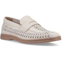 Geflochtene Penny Loafer aus Leder