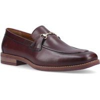 Leder-Loafer mit Trensen-Detail