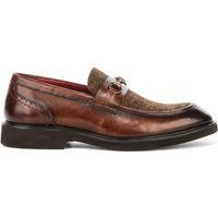 Heritage Leder und Tweed Slipper