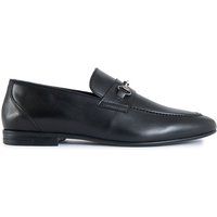 Leder-Loafer mit Trensen-Detail