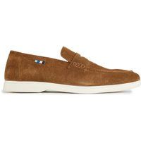 Klassische Wildleder-Loafer mit Gummisohle