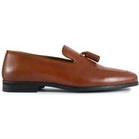 Klassische Leder-Slipper mit Quasten