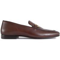 Klassische Leder-Slipper mit Trensen-Detail