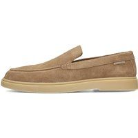 Klassische Slipper aus Wildleder mit Gummisohle