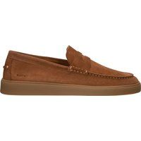 Penny-Loafer aus Wildleder mit Cup-Sohle