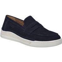 Suede Penny-Loafer mit Keilsohle