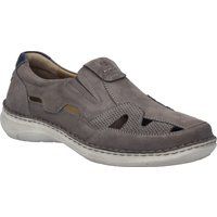 Perforierte Leder-Slipper mit Komfortsohle