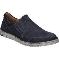 Handgenähte Narbenleder-Slipper