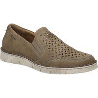 Handgenähter perforierter Leder-Slipper
