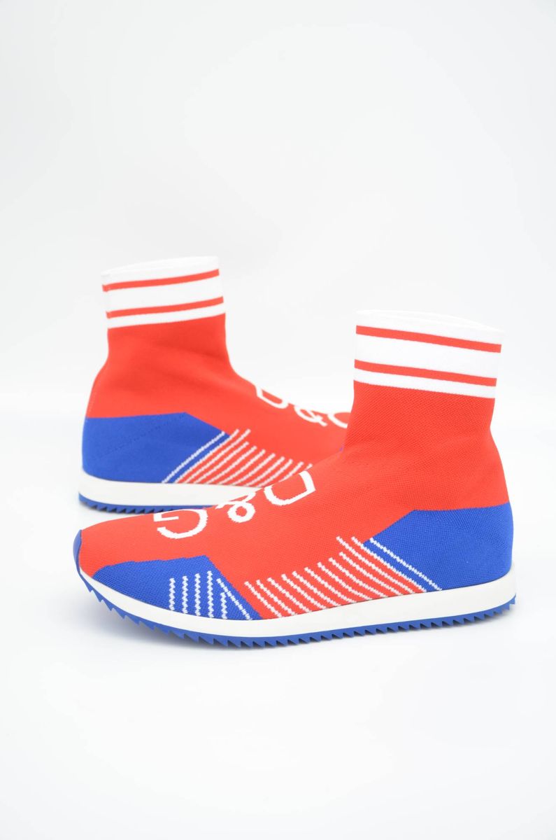 Sock-Sneaker mit Logo-Print