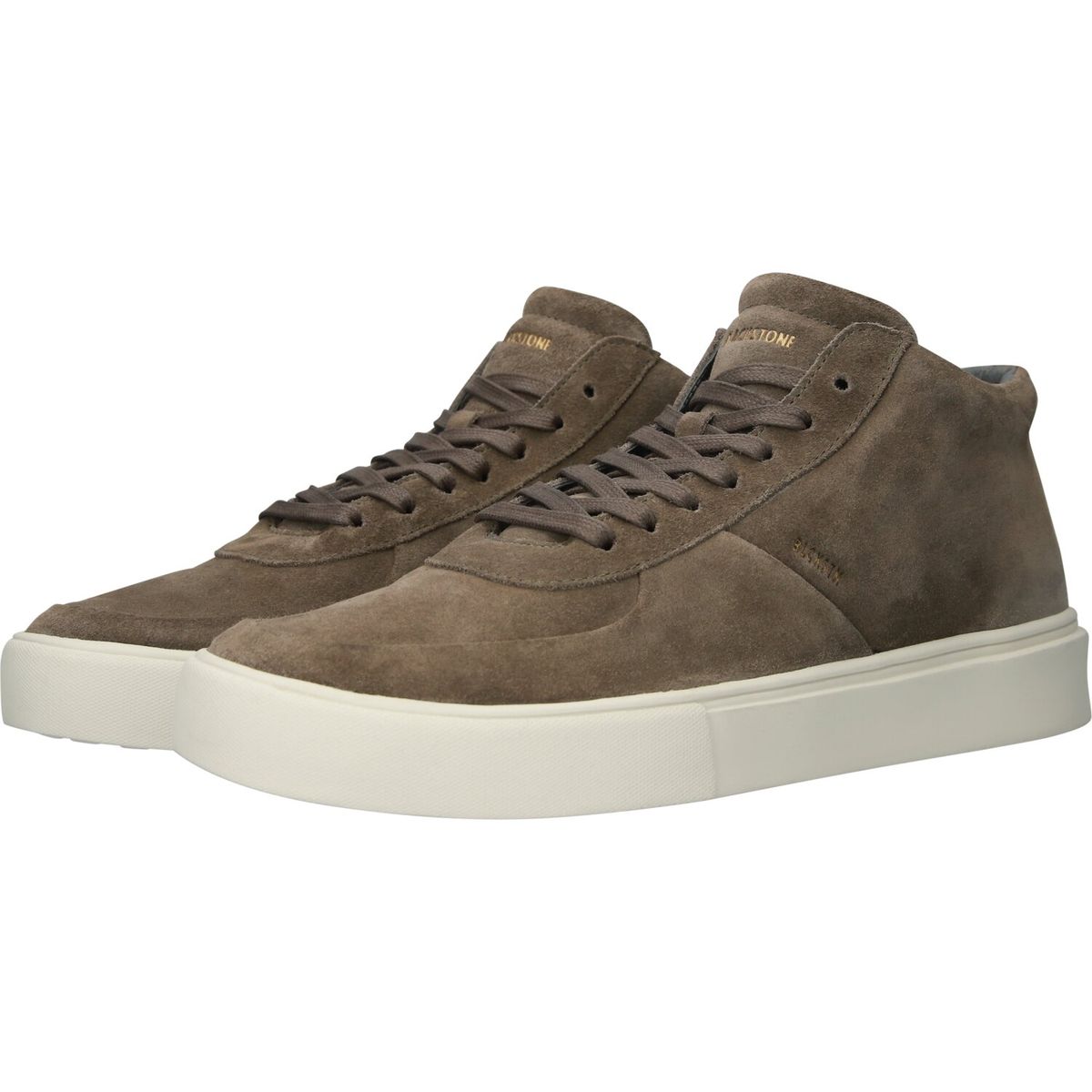 Minimalistische Mid-Top-Sneaker aus Wildleder
