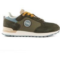 Retro-Style Multi-Material Sneaker