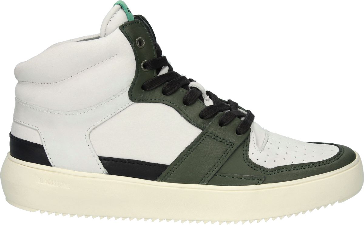 Retro-inspirierte High-Top-Sneaker aus Leder